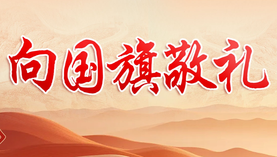 向国旗敬礼